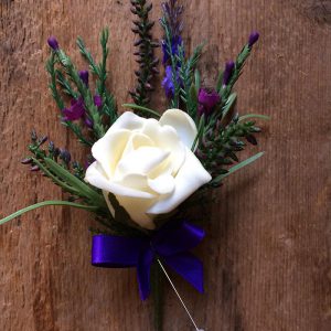 Heather and Cream Rose