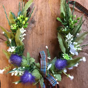 Thistle and Heather Horseshoe