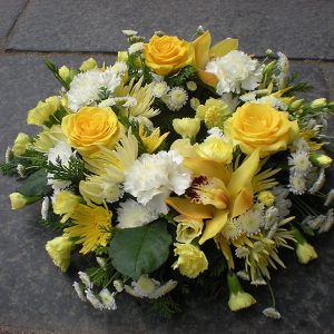 Yellow Roses Wreath